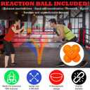 Soul Shift - Boxing Reflex Ball Dual Competition Set | 2 Adjustable Headbands + 2 Training Balls + App Included | Speed, Agility & Hand-Eye Coordination for Adults & Kids | MMA Training Equipment