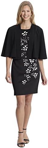 London Times Women's Easy Feminine Polished Capelet Cover Up Occasion Guest of Event, Size 16