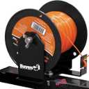 Buyers Products LT40 Weed Wacker Commercial Trimmer Line Holder w/ Mounting Hardware & Low Profile Steel Bracket Supports 3 Pound Spools, Made In The USA, Landscape Trailer Organization Accessories