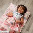 Stephen Joseph, Toddler All Over Print Nap Mat with Soft Blanket and Removable Pillow for Boys & Girls, Kids Sleeping Bag for Elementary, Daycare, Preschool with Carry Handle, 1 Count