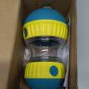 BSISUERM Dog Puzzle Toy Adjustable Treat Dispensing Ball Food Dispenser Tough Slow Feeder Puppy Enrichment Training Toy Pet Interactive Chase Toys for Small Medium Large Dogs to Keep Them Busy, Green