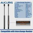 C16-17566 lgp8-200-150 20 inch 150lb/668N Gas Strut Shock Spring Lift Support for Boat Lid RV Under Bed Truck Tonneau Cover Trap Door Floor Hatch Box Lid, Set of 2 by AUCLIDIS