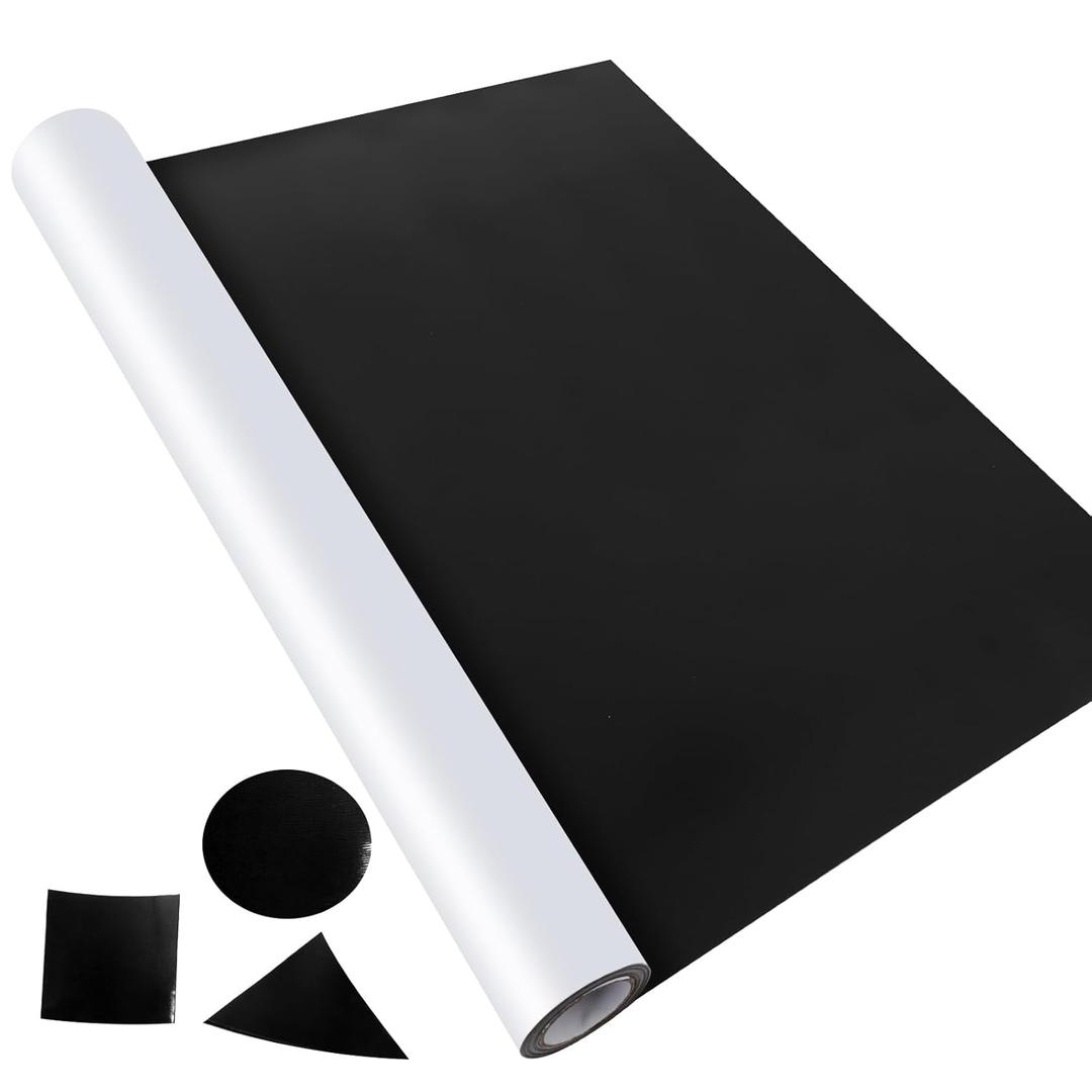 Blank Magnetic Sheet Roll,24x 25Strong Magnet Sheets Flexible Roll,30Mil Thickness Magnetic Paper Non Adhesive,White Vinyl Front-Printable-Sign Sheet Safe for Vehicles DIY Craft Projects
