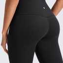 CRZ YOGA Butterluxe Extra Long Leggings for Tall Women 31 Inches - High Waisted Athletic Workout Soft Yoga Pants Black Tie Dye Flowers Small