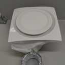 FEITON Bathroom Fan with Light Exhaust Fan Ceiling Mount Vent Fan Light Combo, 30W, 110V, 110 CFM 1.0 Sones, Square Quiet Ventilation Fan with LED Light