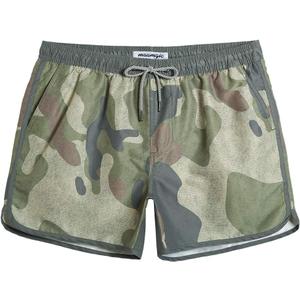 maamgic Mens Boys Short 80s 90s Vintage Swim Trunks with Mesh Lining Quick Dry Swim Suits Board Shorts (XX-Large, Camo)