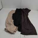 NEW YOUNG 3 Pack Women's Wide Leg Pants with Pockets High Waist Loose Sweatpants Casual Lounge Yoga Workout Palazzo (Black,navy Blue,dark Grey)