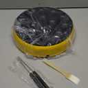 Baker's Friend Mini Pancakes Maker Machine, Dutch Mini Pancake Griddle, 14 Holes Electric Poffertjes Pan, Ideal for Breakfast, Snacks, Desserts & More, Yellow