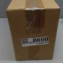 14.5" Large Decorative Long Bowl - Black Fluted Scalloped Decorative Bowls for Home Decor - Ruffle Decor, Stylish Key Bowl for Entry Table, Decorative Fruit Bowls for Kitchen Counter