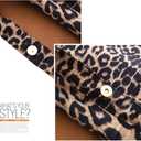 Leopard Shoulder Bag Soft & Lightweight Large Tote Purse Handbag Travel Satchel Gift for Women