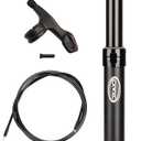 CXWXC Dropper Post 27.2/ 30.9/ 31.6mm - 125mm Travel Bike Seat Post - Dropper Seatpost Internal Cable Routing for Mountain Gravel Bikes eBike (31.6mm)