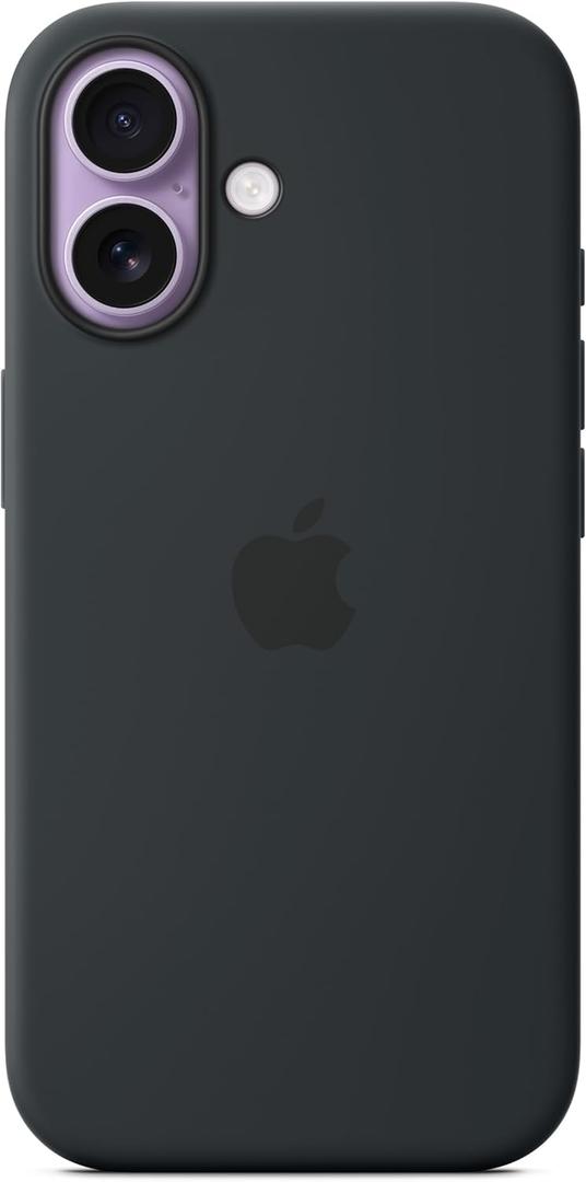 Apple iPhone 17 Silicone Case with MagSafe and Camera Control: Lightweight Phone Case, Wireless Charging Compatible, Smooth Matte Finish, Black