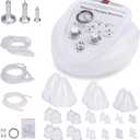 Vacuum Therapy Cupping Machine with 30 Cups and 3 Metal Gua Sha Handles for Salon SPA, Body, Back, Face Massage Care