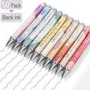 Mr. Pen- Christian Pen Set, 50 Pack, Black Ink, Gradient Ombre, Bible Verse Pens Bulk, Ballpoint No Bleed Through