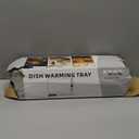 Warming Mat for Food - Extra Large 32"x15" Electric Warming Tray Warm 8 Dishes, 9-Temperature Adjustable, 1-6H Timer, Child Lock, 8s Fast Heating, Foldable Food-Grade Silicone Design (Gray)