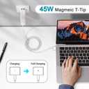 45W Charger for MacBook Air, 45W Magnetic2 T-Tip Power Adapter Charger Replacement for Mac Air 11/13 Inch (Between 2012-2017)