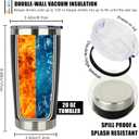 70th Birthday Gifts for Men Women - Funny 70th Birthday Decorations Gifts for Him Her - Gift for Men Women Turning 70 Year Old Gift for Mom, Dad, Wife, Husband - 20 OZ Stainless Steel Tumbler