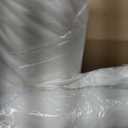 4 Pack Ruffled Chair Cushion Cover with Padded, White, Vintage, 17.7 x 17.7 inch