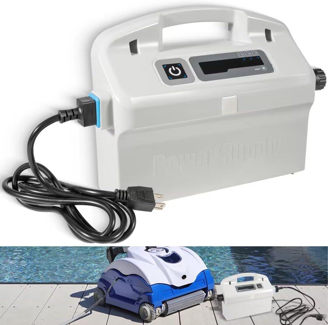 Hihitomorrow 9995672 Assy Power Supply with 58984402L Black Power Cord Replacement Parts Fit for Maytronics Dolphin Atlantis, DX3, Endeavor, Neptune, Primal, Quest Robotic Pool Cleaner