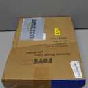 Foyego 2 Pack Wine Glass Storage Box with Dividers, Stemware Storage Containers for Packing and Moving, China Storage Containers Box for 12 Crystal Glassware, Wine Glasses, Drinkware,Dark Gray