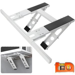 Universal Window Air Conditioner Support Bracket, No Drilling Heavy-Duty AC Window Bracket Supports Up to 200lbs for 5,000-24,000 BTU AC Units, Fits Single or Double Hung Windows Universal Window Air Conditioner Support Bracket, No Drilling Heavy-Duty AC Window Bracket Supports Up to 200lbs for 5,000-24,000 BTU AC Units, Fits Single or Double Hung Windows