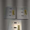 4PC Mirror Light Switch Plates Single Toggle 4.72" X 2.91" Switch Light Cover Durable Wall PlatesDecorative Outlet Covers Acrylic Mirrored (Single Toggle) (Standard Size)