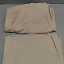 Fitable Faux Linen Tablecloths for Rectangle Tables: Water & Stain Resistant Farmhouse Table Cloth, Washable Burlap Textured Table Covers for Kitchen Dining Party(2 Pack, 52x70 Inch, Beige)