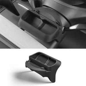 LUCKEASY for Tesla Model Y 2021-2024 Model 3 2021-2022 Instrument Panel Tray (Only Front Driver) Storage Tray Phone Holder Key Chains Box Anti-Slip Silicone Black