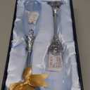 Champagne Flutes - Set of 2 Champagne Glasses,Toasting Flute Pair,Crystal Glasses&Metal Base, Wedding Anniversary, Party Birthday Banquets,Gifts for Bride and Groom 6 oz-Silver