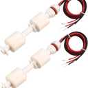 uxcell PP Float Switch for Water Pump Tank Liquid Water Level Sensor M10 115mm Length 2pcs