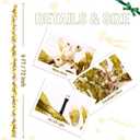 6FT Christmas Winter Mistletoe Olive Garland with White Berries, Christmas Greenery Garlands with 20 LED Lights, Pre-lit Garland for Mantel Fireplace Stair Table Winter Holiday Decorations