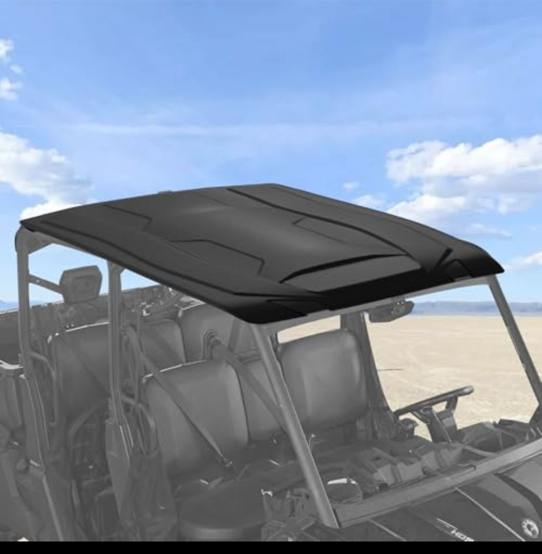 HAKA TOUGH Hard Top Roof for Can Am Defender Accessories 2016-2025, 2-Piece Dustproof Sun Visor Roof Cover Top for Defender HD8 HD10 Accessories 16-23, Replace #OEM 715002430 HAKA TOUGH Hard Top Roof for Can Am Defender Accessories 2016-2025, 2-Piece Dustproof Sun Visor Roof Cover Top for Defender HD8 HD10 Accessories 16-23, Replace #OEM 715002430