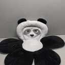 PandaEar Baby Bath Pad for Infant Newborn | Bath Seat Soft Panda Cushion Mat for Sink Bathtub Essentials Shower Gift (Black)