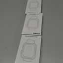 3 x 2 Pack Case for Apple Watch Screen Protector, Hard PC Case with Tempered Glass Protective Cover Guard Bumper, Slim Apple Watch Cover for iWatch Series 11 Series 10 - Black/Black 46mm