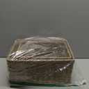 StorageWorks Wicker Storage Baskets, Large and Small Baskets, Handwoven Seagrass Basket for Organizing, Decorative Organizers with Built-in Handles, Set of 2 (15"D x 11"W x 7"H + 13"D x 9"W x 6"H)