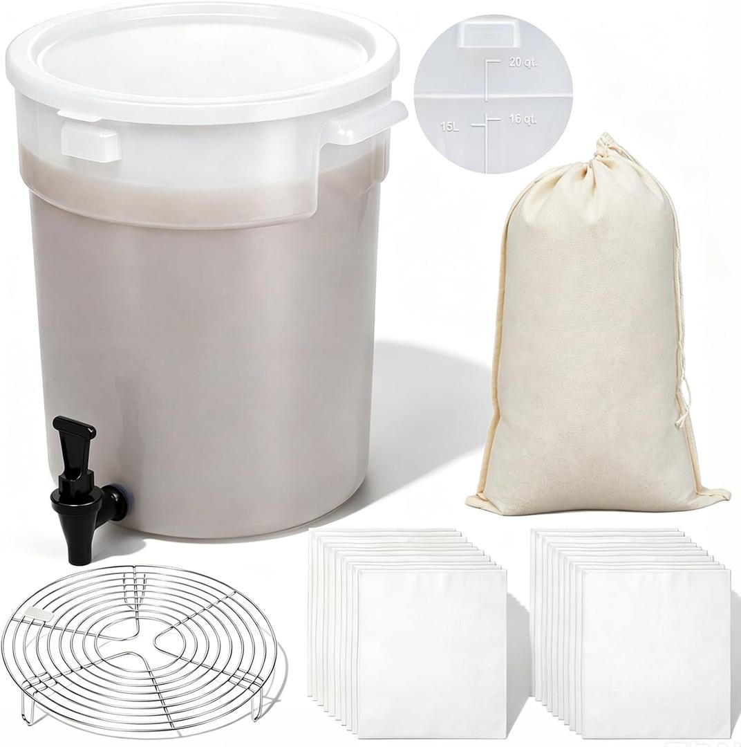 5.8 Gallon Cold Brew Coffee Maker System Low Acid Dual Filtration