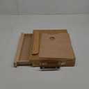 ARTEZA Tabletop Easel 13.4x10.3x2 Inches, Portable Beechwood Easel Box with Drawer & Palette for Artists