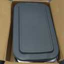 8-Piece Deep Glass Baking Dish Set with Plastic lids, Rectangular Glass Bakeware Set with Lids, Baking Pans for Lasagna, Leftovers, Cooking, Kitchen, Freezer-to-Oven and Dishwasher, Gray