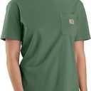 Carhartt Women's Iconic WK87 Pocket T-Shirt Closeout 8