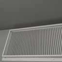 14" X 30" Aluminum Return Filter Grille - Easy Airflow - Linear Bar Grilles [Outer Dimensions: 16.5w X 32.5h]
