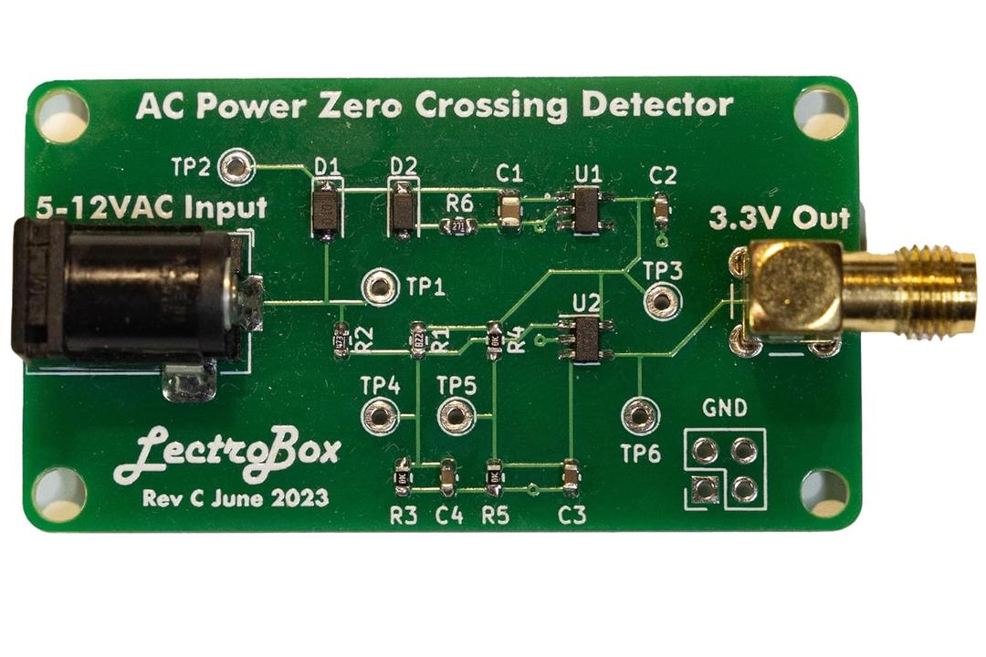 AC Zero Crossing Detector, 3.3V Output