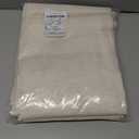 NICETOWN Natural Linen Curtains 84 inch Long 2 Panels Set, Grommet Top Thick Linen Burlap Semi Sheer Vertical Drapes Privacy Assured with Light Filtering for Bedroom/Living Room, W55 x L84