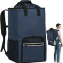 Vorspack Laundry Bag Backpack - Extra Large Laundry Bags with Shoulder Straps Heavy-duty 2 in 1 Laundry Hamper Basket for College Dorm Camp Laundromat Room Essentials - Blue