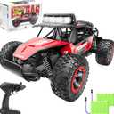 BEZGAR TB141 RC Cars1:14 Scale Remote Control Car, 2WD High Speed 20 Km/h All Terrains Electric Toy Off Road RC Car Vehicle Truck Crawler with Two Rechargeable Batteries for Boys Kids and Adults