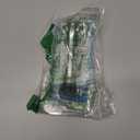 One Touch Kickdown Door Stopper, Door Holder, Heavy Duty Door Stops, Bottom of Door, Height-Adjustable Rubber Tips by HASHI (Satin Nickel 4 inch x 1pack)