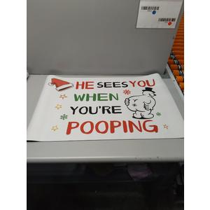 Hedgehog Bathroom Decor, Funny Hedgehog Welcome Mats for Bathroom Washroom Restroom Toilet, Funny Door Mat for Outdoor Indoor Porch Entryway, 17x30 Inches,1pcs