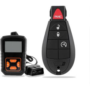 Key Fob Remote Replacement Kit Fits for Dodge RAM 1500/2500/3500 2013 2014 2015 2016 2017 GQ4-53T Keyless Entry Remote Control