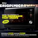 Ninja MW101BK1 Crispi Microwave and Air Fryer with FusionCrisp, 0.9 Cu Ft, Black