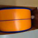 15 Ft Flexible Race Track for Kids Portable Car Race Track Starter Set with Suction Cups, Rolls Up Easy, Compatible with 1/64 Diecast Cars, Birthday Gift for Boys & Girls Ages 3+ (Orange & Blue)