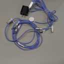 2Pack 6FT/1.8M iWatch Charger, 4 in 2 USB A/C to iOS Port/Type C/Micro USB/Watch Charger Nylon-Braided Multi Fast Charging Cable Compatible for iWatch Ultra/SE/1-11/iPhone17 Pro Max/iPad/AirPods